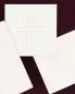 Preview: Kelchgarnitur Leinen 4-teilig weiß gesticktes Kreuzdekor