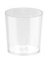 Preview: 50 Windschutzbecher PC klar für Kerzen 50 x 60 mm