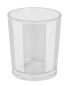 Preview: Lichtglas transparent 1 Stück 4,5 cm Ø, 5 cm hoch