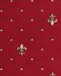 Preview: Kirchenläufer, Kirchenteppich Meterware rot, mit Lilie