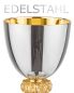 Preview: Kelch Edelstahl "4 Evangelisten" 18,5 cm hoch