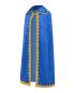 Preview: Sternsingerumhang Samt blau, Größe M, Länge 105 cm