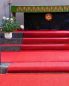 Preview: Kokosläufer rot dunkler Schuss 200 cm breit, unbeschichtet