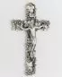 Preview: Kreuz antik Silber 13,5 cm hoch Weinstock mit Christuskörper