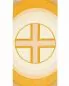 Preview: Doppelstola für Priester violett / weiß Kreuze gestickt