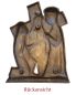Preview: Bronzeplakette 24 x 33 cm 6. Kreuzwegstation Veronika