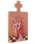 Preview: Kreuzweg klassik 25 x 18 cm Holz bedruckt 15 Stationen
