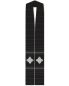 Preview: Priesterstola Facon 140 cm schwarz Kreuzdekor gestickt