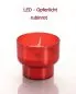 Preview: Opferlichttisch mit 90 LED Kerzen rot