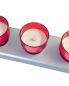 Preview: LED Opferlichttisch MINI mit 3 Lichtern und Netzteil