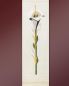 Preview: Diakonstola weiß 125 cm Ave Maria mit Lilie, Kreuz