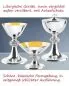Preview: Ziborium Messing versilbert 18 cm hoch