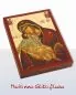 Preview: Ikone Madonna Glikofilusa Holz 10 x 15 cm Golddruck