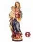 Preview: Bergmadonna mit Jesukind geschnitzt 20 cm coloriert