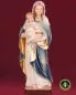 Preview: Madonna mit Kind 30 cm holzgeschnitzt, bemalt