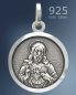 Preview: Skapuliermedaille Jesu/Maria 16 mm Ø 925 Sterling Silber