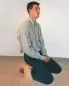 Preview: Meditationsschemel Holz Kiefer Meditationshocker