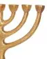 Preview: Menorah 22 x 29 cm solide Bronze 7-armiger Leuchter