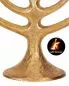 Preview: Menorah 22 x 29 cm solide Bronze 7-armiger Leuchter