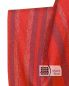 Mobile Preview: Kasel rot, Trevira & Wolle Streifendekor, gefüttert