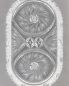 Preview: Messkännchentablett 24 x 12,5 cm oval, aus faccetiertem Glas