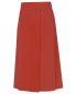 Preview: Ministrantenrock rot 80 cm mit Weste Trevira Wolle