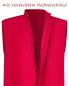 Preview: Ministrantentalar 150 cm rot ohne Arm 100 % Polyester