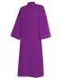 Preview: Ministrantentalar violett 130 cm mit Arm 100 % Polyester