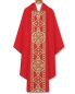 Preview: Nikolausgewand Borte rot Nikolauskasel mit Stola