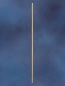 Preview: Holzstange gold 170 cm lang für Nikolausstab 28 mm Ø