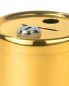 Preview: Opferbüchse mit Griff Messing poliert 14 cm hoch