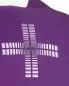Mobile Preview: Dalmatik violett, gefüttert Kreuz gestickt, Stola