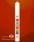 Preview: Osterkerze 800 x 80 mm Regenbogen A+O 2023 Preview: Osterkerze 800 x 80 mm Regenbogen A+O 2023