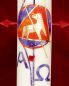 Preview: Osterkerze 600/70  Dreifaltigkeit mit Lamm