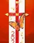 Preview: Osterkerze Schmetterling 800 x 80 mm Auferstehung