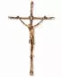 Preview: Papstkreuz Bronze patiniert mit Korpus 20 x 27 cm