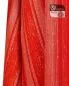 Mobile Preview: Dalmatik Wolle & Seide rot mit Streifeneinwebe