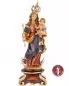 Preview: Marienfigur Patrona Bavaria coloriert mit Sockel 44 cm