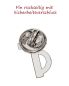 Preview: Ansteckkreuz für Diakone Sterling Silber 14x24 mm