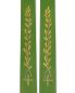 Preview: Priesterstola grün 140 cm Lebensbaum gold gestickt