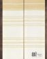 Preview: Stola Weiß/ beige Streifeneinwebe Japangold 150 cm lang