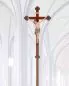 Preview: Prozessionskreuz 71x35 cm Holz, barock, nur 7,5 Kg