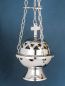 Preview: Sternsingerrauchfass 11 cm Messing vernickelt