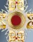 Preview: Reliquiar Kreuz 32 cm vergoldet, zierversilbert