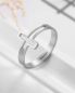 Preview: Ring mit filigranem Kreuz Design durchbrochen