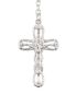 Preview: Rosenkranz Hämatit 6 mm Sterling Silber gekettelt