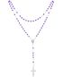 Preview: Rosenkranz Amethystperlen 6 mm Ø im Geschenketui