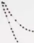 Preview: Rosenkranz gekettelt 40 cm Hämatit Perlen 3 mm Ø