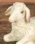 Mobile Preview: Schaf liegend, coloriert "Matteo Krippe" 28cm