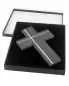 Preview: Schieferkreuz 15 x 23 cm mit Einlage aus Edelstahl